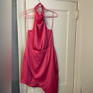 Pink Asymmetric Dress